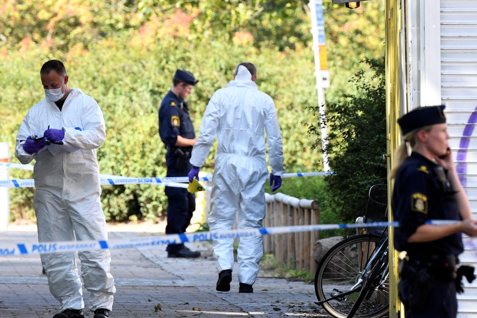 Kriminaltechniker am Tatort in Malmö
