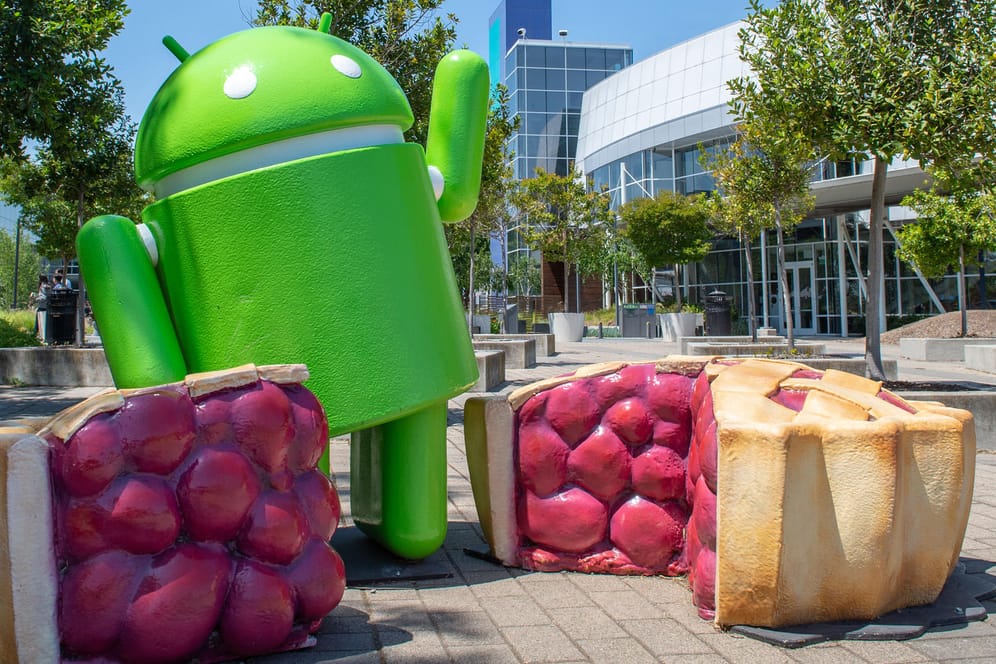 Das Maskottchen des aktuellen Android-Betriebssystems Pie: Android 10 soll am 3. September erscheinen.