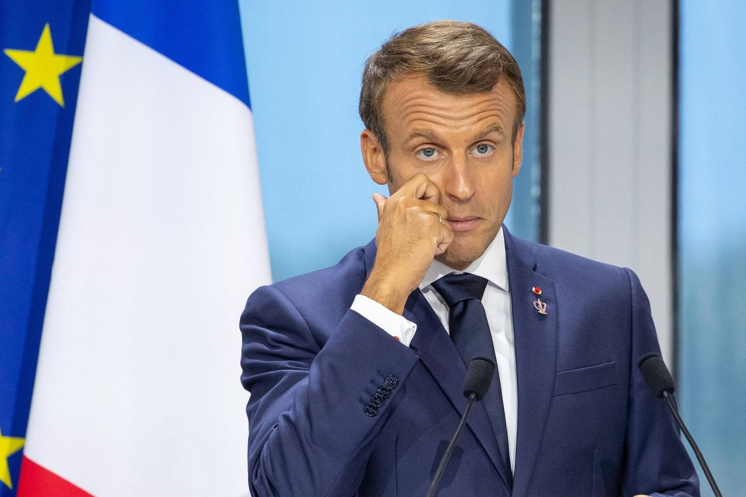 Frankreichs Präsident Emmanuel Macron: Nun soll er sich bei Bolsonaro entschuldigen.