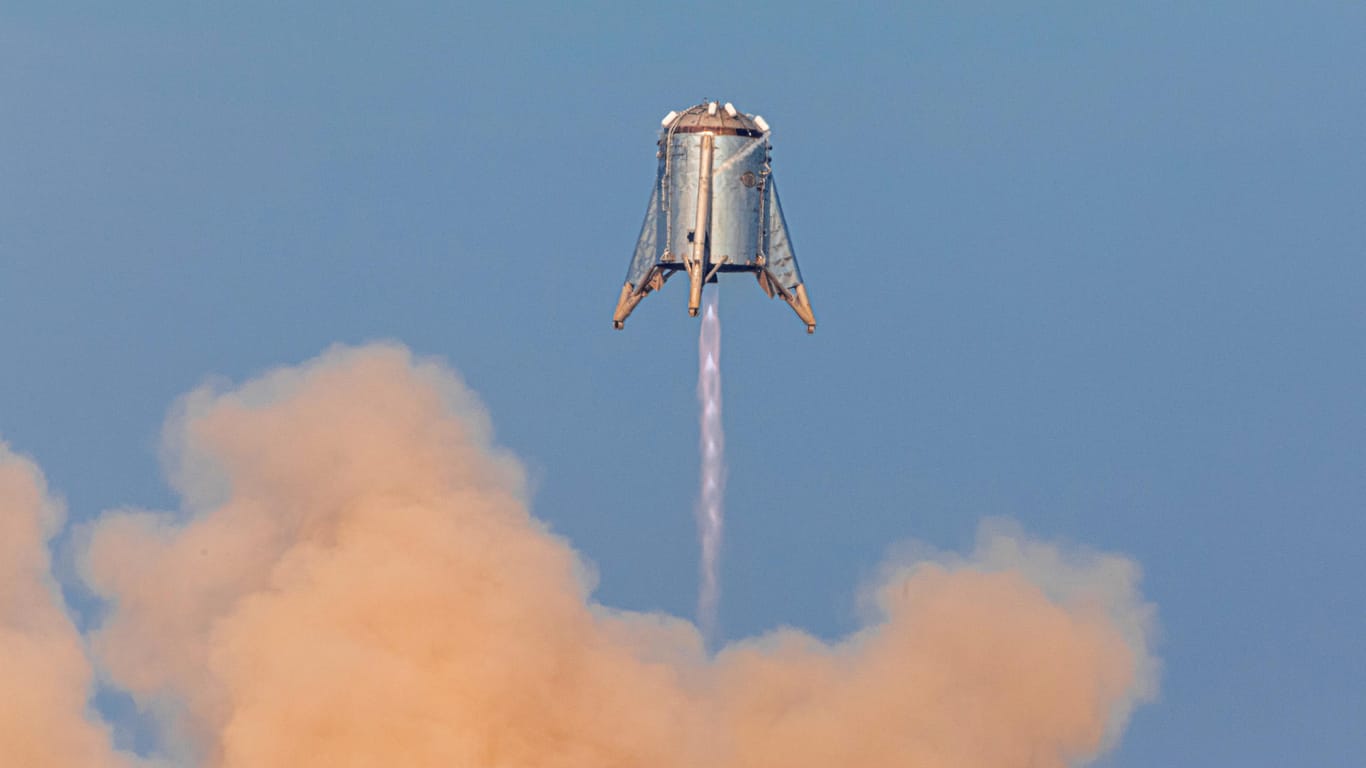 "Starhopper" hebt ab: SpaceX-Gründer Elon Musk hatte vor einiger Zeit angekündigt, den Mars besiedeln zu wollen.