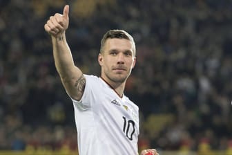 Lukas Podolski: Am 22. März 2017 stand er das letzte Mal im DFB-Trikot auf dem Fußballplatz.