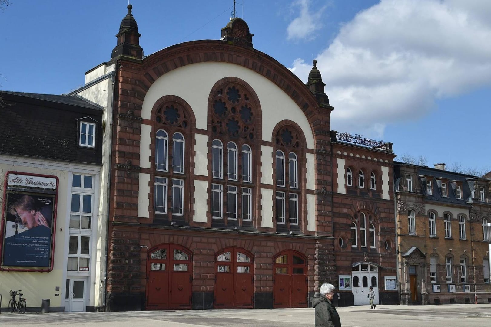 Das Theater Alte Feuerwache in Saarbrücken: Hier werden Aktivisten der Fridays for Future Bewegung im Stück "Hoffnung" einen Sprechchor stellen.