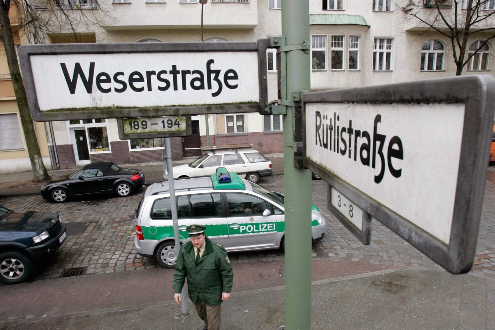 Die Weserstraße in Berlin-Neukölln: Die berüchtigte Rütli-Schule liegt ganz in der Nähe.