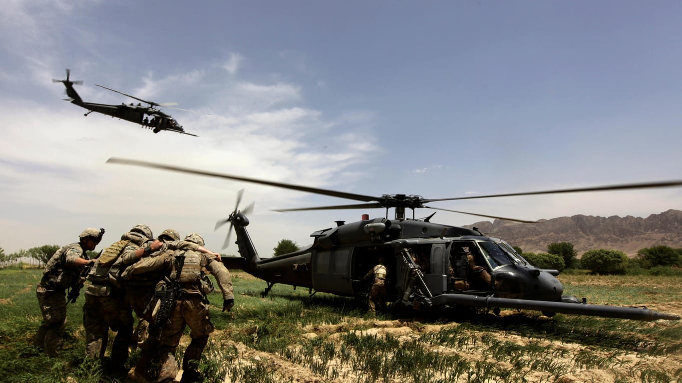 US-Armee in Afghanistan: Bei den Gesprächen geht es auch um einen Truppenabzug der US-Armee.