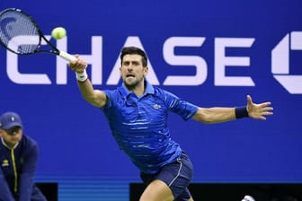 Novak Djokovic erreichte die nächste Runde der US Open.