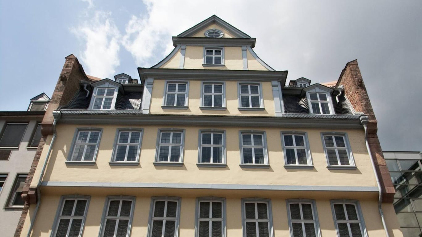 Das Goethe-Haus: Hier ist Johann Wolfgang Goethe aufgewachsen.