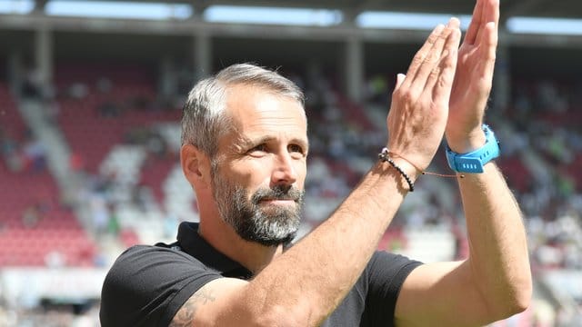 Gladbach-Trainer Marco Rose trifft mit seinem Team auf RB Leipzig.
