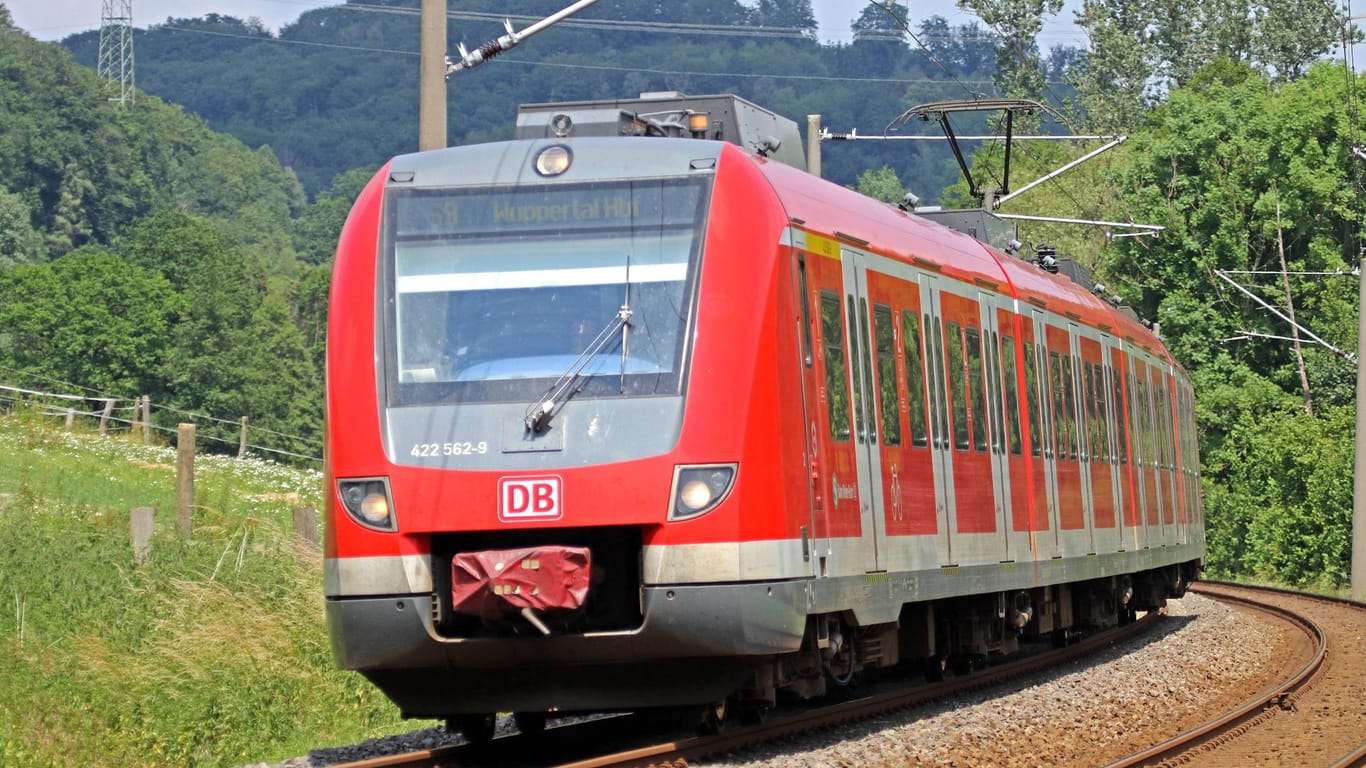 Eine S-Bahn nach Wuppertal: Am Mittwoch hat sich in der S8 ein Mann vor Kindern entblößt.