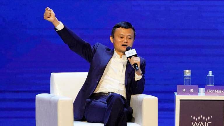 Jack Ma auf einer Konferenz in Shanghai: "Es ist großartig, zu sterben", sagt der Konzerngründer.