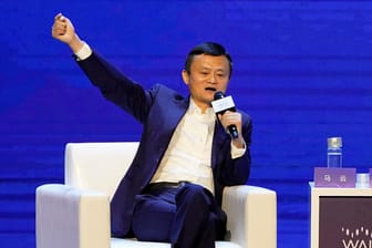 Jack Ma auf einer Konferenz in Shanghai: "Es ist großartig, zu sterben", sagt der Konzerngründer.