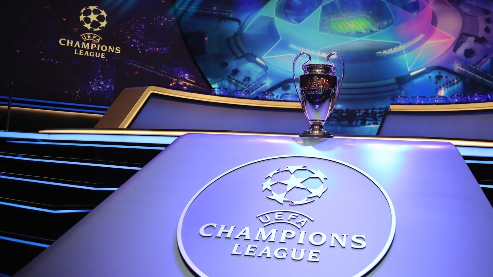 Die Auslosung der Champions-League-Gruppenphase.