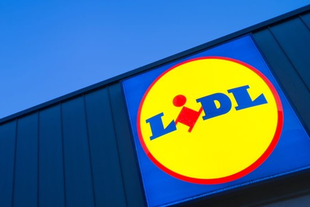 Das Logo eines Lidl-Supermarktes
