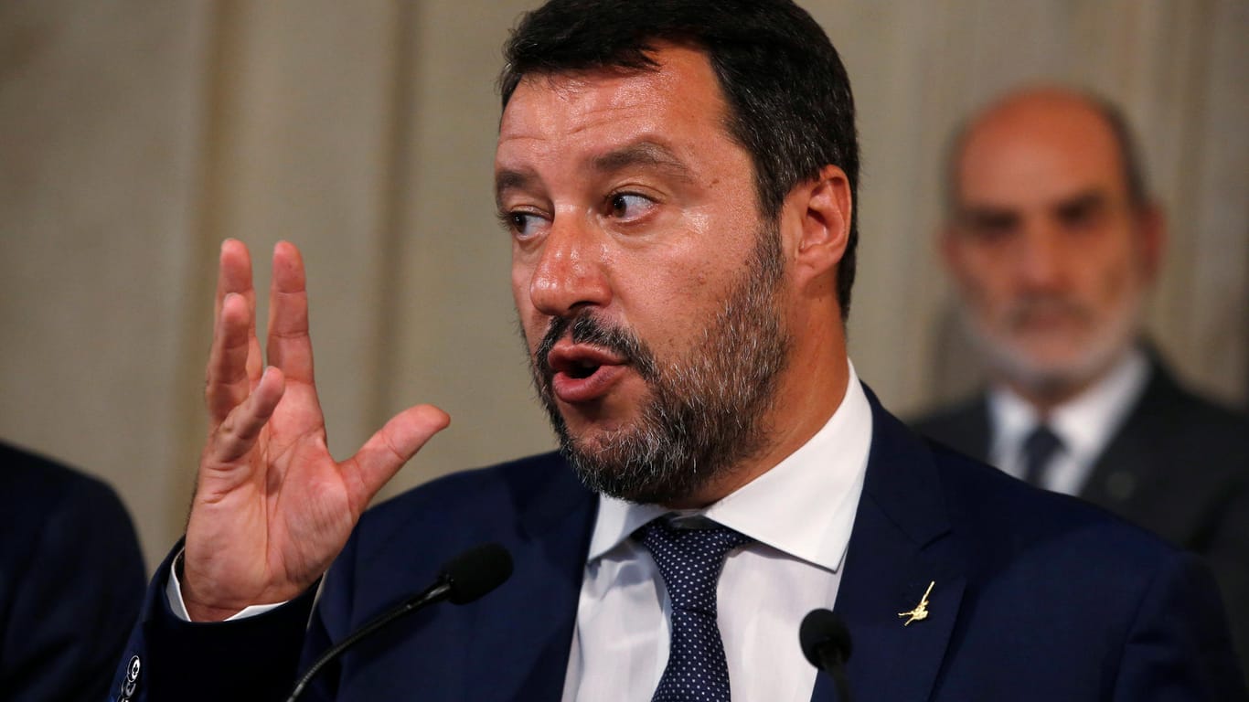 Matteo Salvini: Der frühere Innenminister hat über die neue Regierung gelästert.