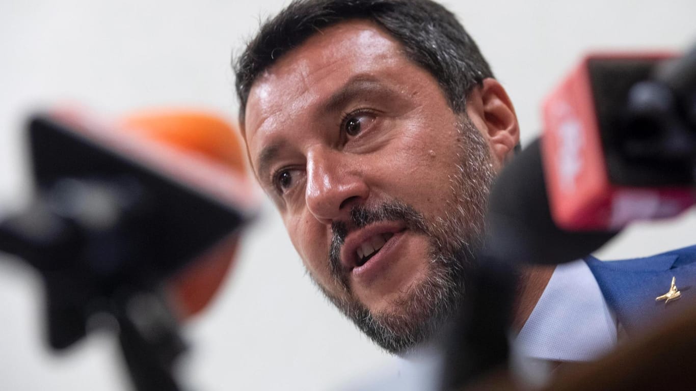 Matteo Salvini: Der scheidende Innenminister ist erstmal raus.