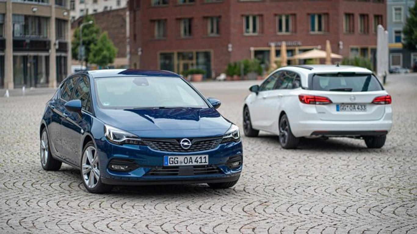 Opel hat den aktuellen Astra noch einmal aufgemöbelt, hier ein Foto von 2017.