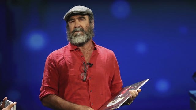Sorgte mit seiner Dankesrede für Verwirrung: Fußball-Legende Eric Cantona. Sorgte mit seiner Dankesrede für Verwirrung: Fußball-Legende Eric Cantona.