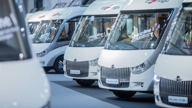 Caravan Salon in Düsseldorf: Die Nachfrage nach Wohnmobilen boomt.