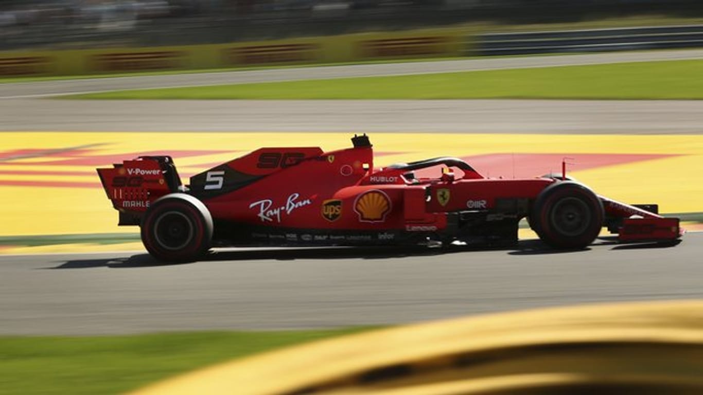 Fuhr im Spa-Training die zweitbeste Zeit hinter seinem Teamkollegen: Ferrari-Pilot Sebastian Vettel.