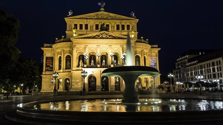 Alte Oper in Frankfurt am Main: Heute finden hier Konzerte und Veranstaltungen statt.