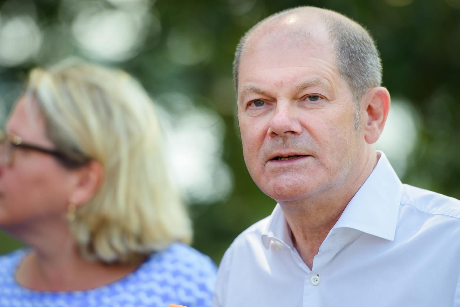 Olaf Scholz bei einer Pressekonferenz in Berlin: Der Finanzminister hatte seinen Gesetzentwurf zum Soli vergangene Woche vorgestellt.