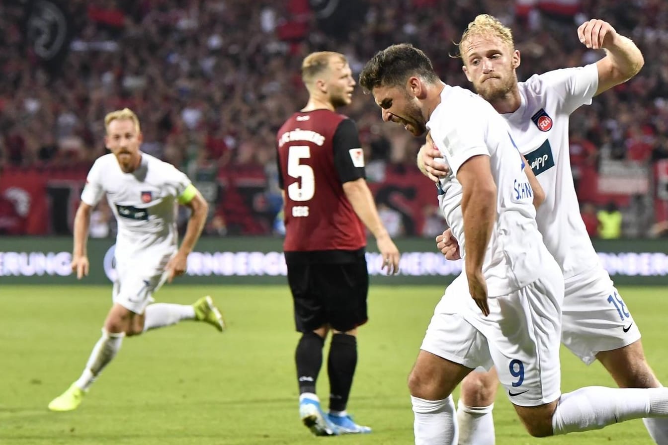 Der 1. FC Heidenheim holte einen Punkt in Nürnberg.