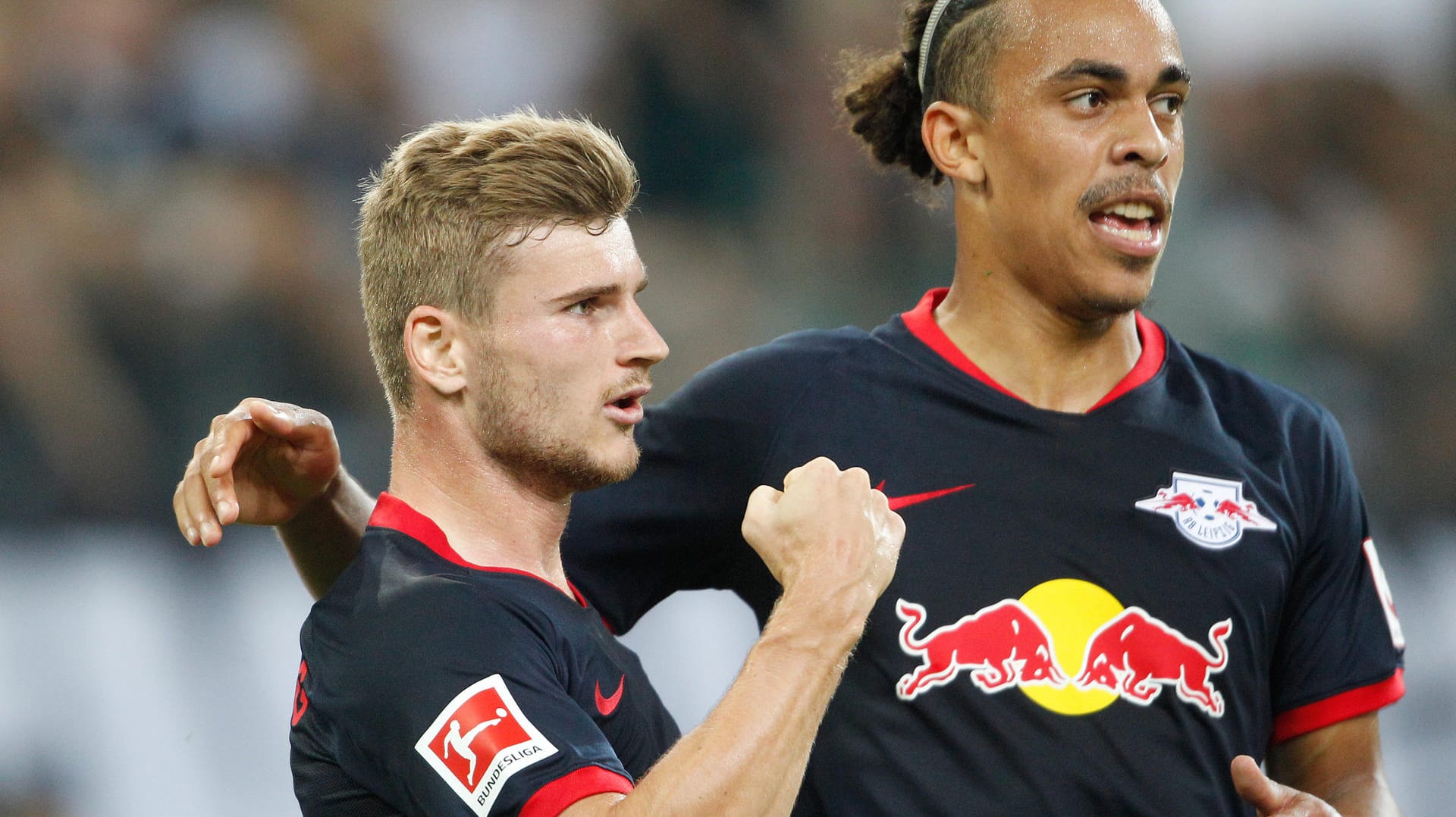 Timo Werner brachte RB Leipzig in der ersten Halbzeit in Führung.