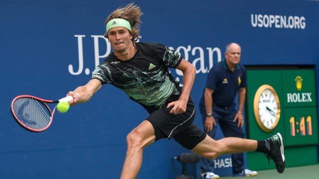 Steht bei den US Open erstmals im Achtelfinale: Alexander Zverev.