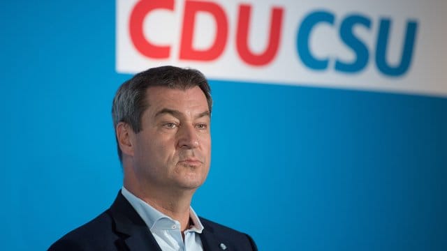 Bayerns Ministerpräsident Markus Söder bei einer Pressekonferenz Ende August.