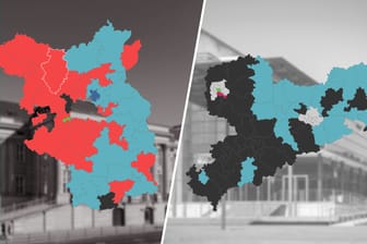 Die Ergebnisse in den Wahlbezirken bei den Landtagswahlen in Sachsen und Brandenburg.
