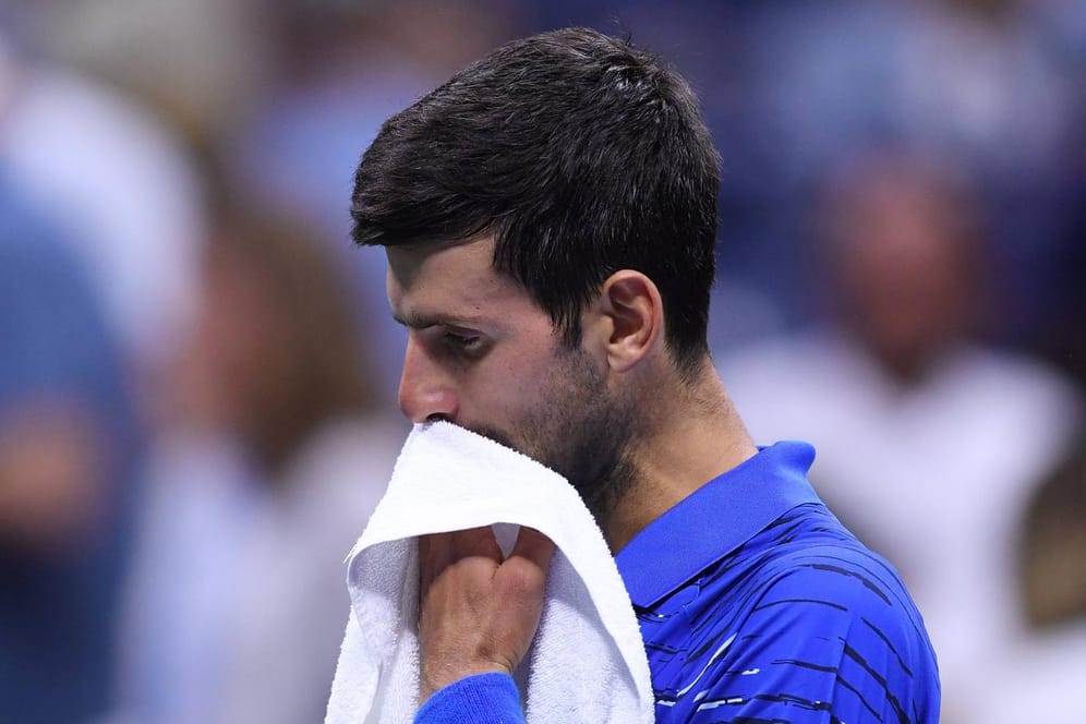 Novak Djokovic: Der Serbe war als Titelfavorit in die US Open gegangen.