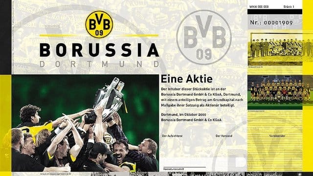 Verlor nach der Niederlage gegen Union an Wert: Die BVB-Aktie.