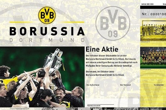 Verlor nach der Niederlage gegen Union an Wert: Die BVB-Aktie.