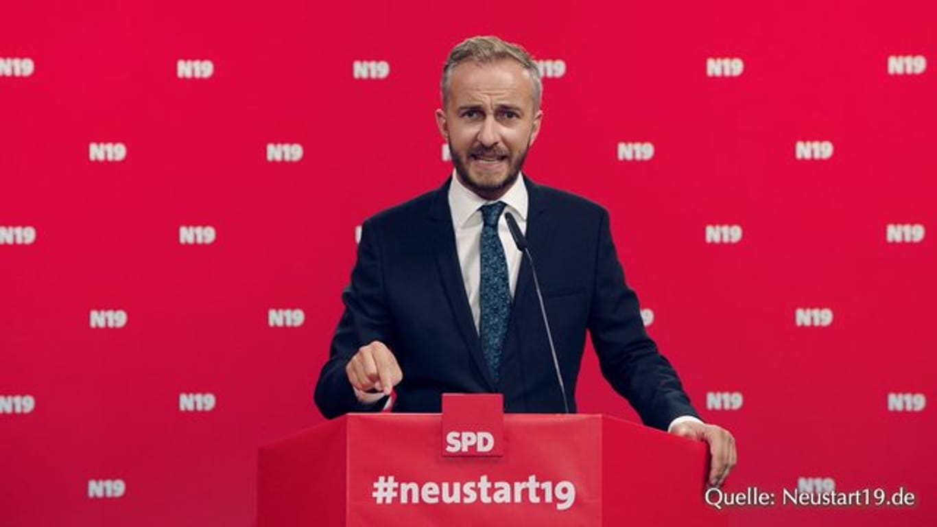 Jan Böhmermann bleibt dabei: Er will SPD-Mitglied werden.