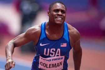 Kann trotz verpasster Dopingtests in Doha starten: Christian Coleman.