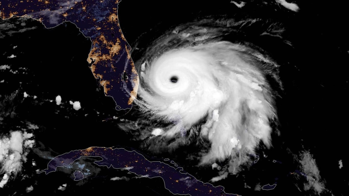 Hurricane "Dorian" auf einem Satellitenbild: Wie schlimm trifft der Hurrikan Florida?