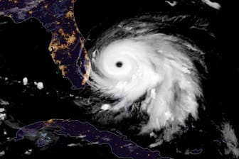 Hurricane "Dorian" auf einem Satellitenbild: Wie schlimm trifft der Hurrikan Florida?