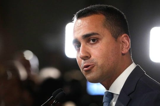 Luigi Di Maio, Chef der Fünf-Sterne-Bewegung in Italien, nach einem Treffen mit Präsident Mattarella.