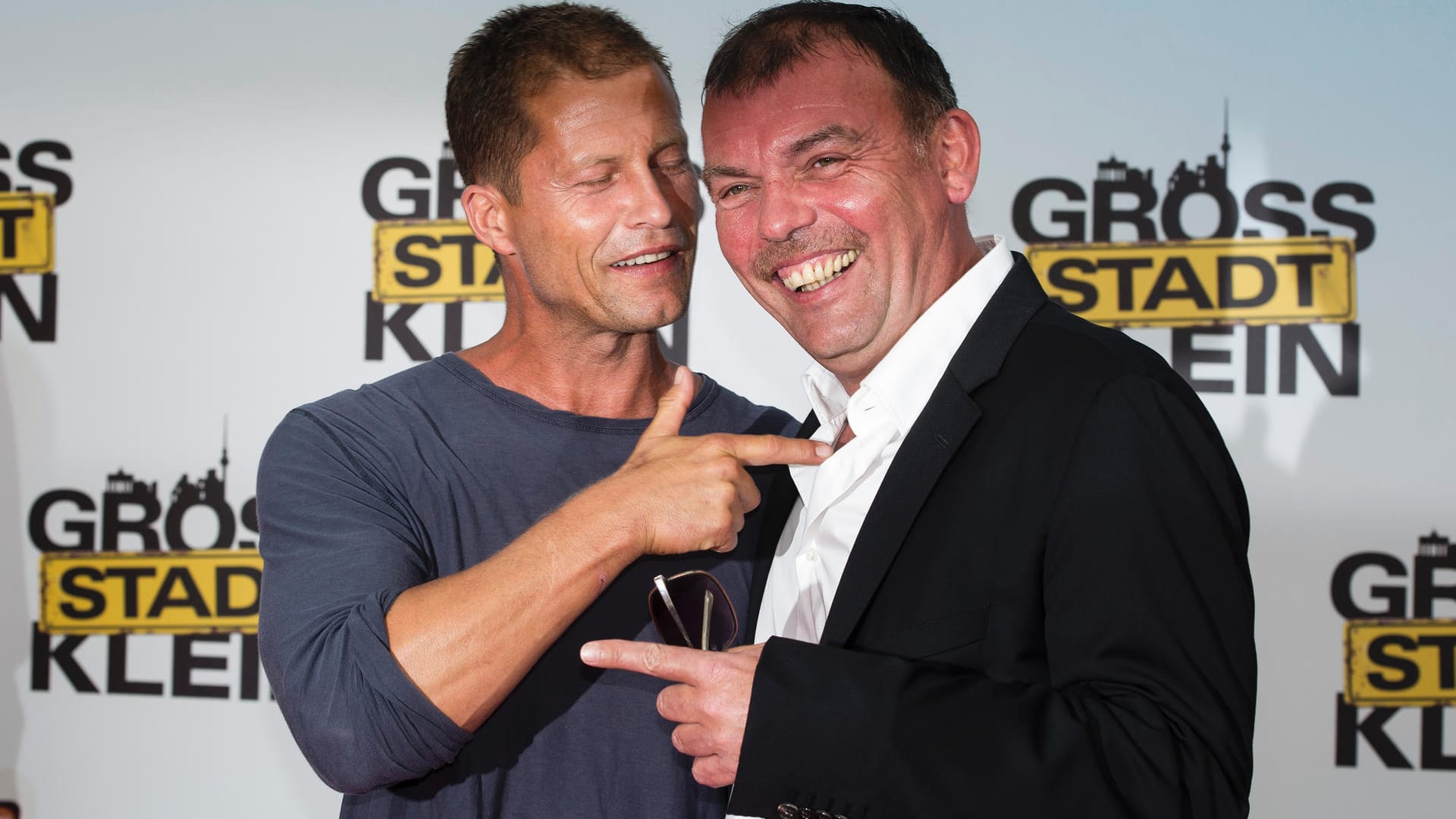 Til Schweiger und Tom Zickler (r.): Die beiden Männer haben häufig zusammengearbeitet.