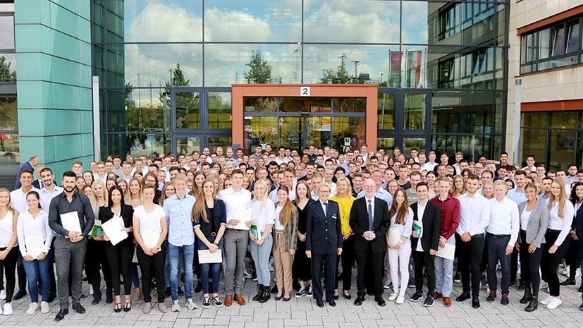 Über 300 Anwärter und Anwärterinnen starteten am Montag ins Ausbildungsjahr 2019/20.