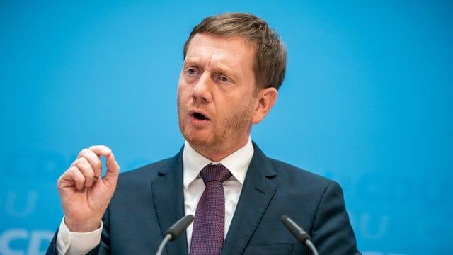 Michael Kretschmer am Tag nach den Landtagswahlen im Konrad-Adenauer-Haus in Berlin. Michael Kretschmer am Tag nach den Landtagswahlen im Konrad-Adenauer-Haus in Berlin.