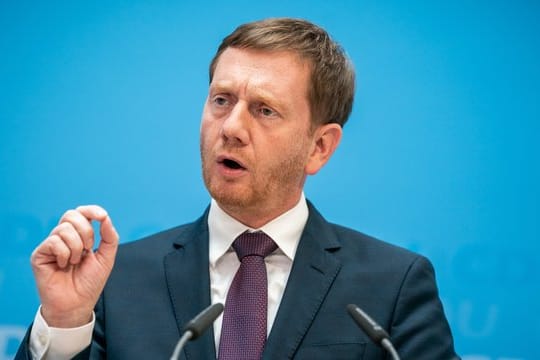 Michael Kretschmer am Tag nach den Landtagswahlen im Konrad-Adenauer-Haus in Berlin.