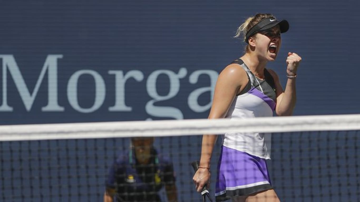 Steht im Halbfinale der US Open: Jelina Switolina.