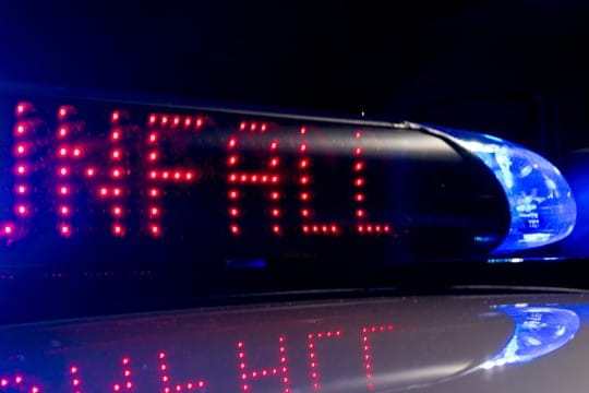 Warnung vor Unfallstelle
