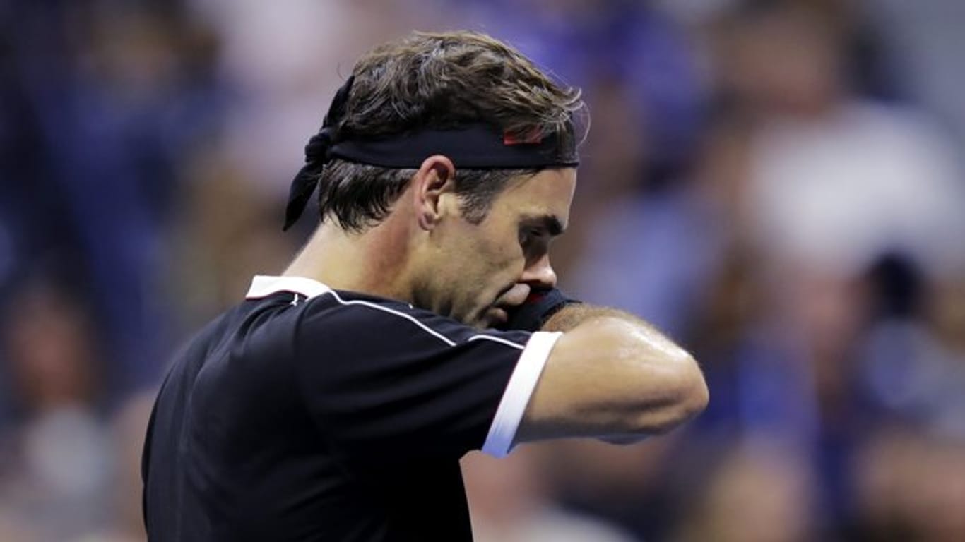Roger Federer schied bei den US Open überraschend aus.