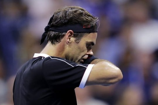 Roger Federer schied bei den US Open überraschend aus.