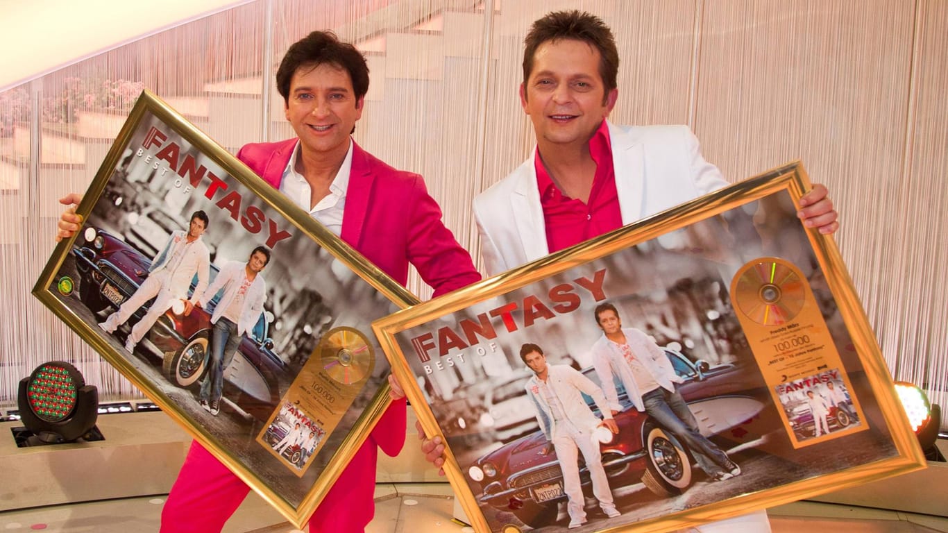Fantasy im Jahr 2013: Die beiden werden in diesem Jahr mit Gold für ihr Best-of-Album ausgezeichnet. Im Laufe ihrer Karriere bekamen sie noch vier weitere Male die goldene Platte.