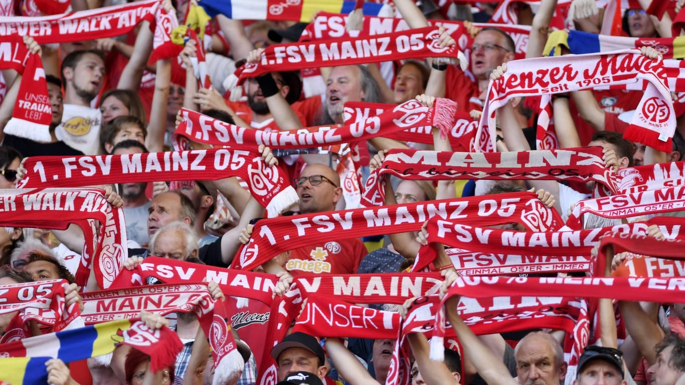 Fans vom FSV Mainz 05: Der Verein unterstützt die Klima-Bewegung "Fridays for Future".