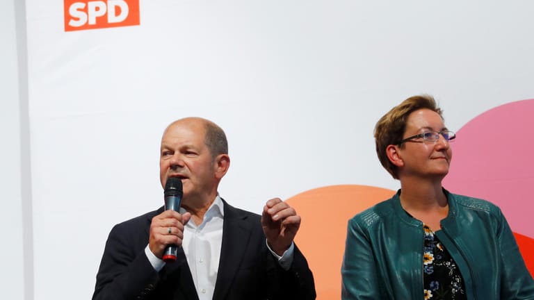 Olaf Scholz und Klara Geywitz: Der Kampf um den SPD-Vorsitz ist eröffnet.