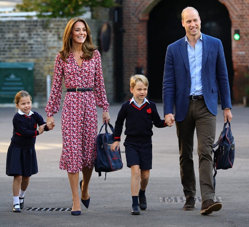 Charlotte, Kate, George und William: Der Familie ist farblich perfekt aufeinander abgestimmt.