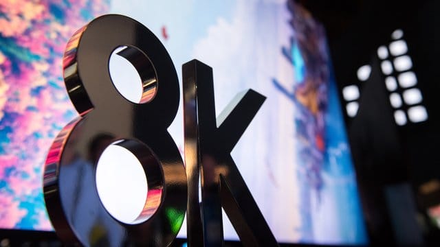 8K-Plastik: Auf der IFA gibt es zahlreiche 8K-Fernseher zu sehen. Wann die Technologie auch für Endkunden eine große Rolle spielt, ist aber noch unklar.
